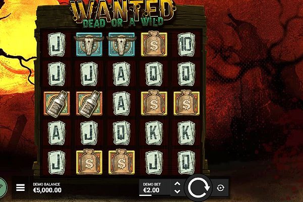 Wanted Dead or a Wild slot
